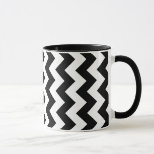 Tasse Zigzag noir et blanc