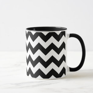 Tasse Zigzag noir et blanc