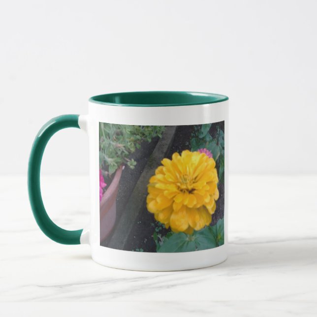 Tasse Zinnia jaune (Gauche)