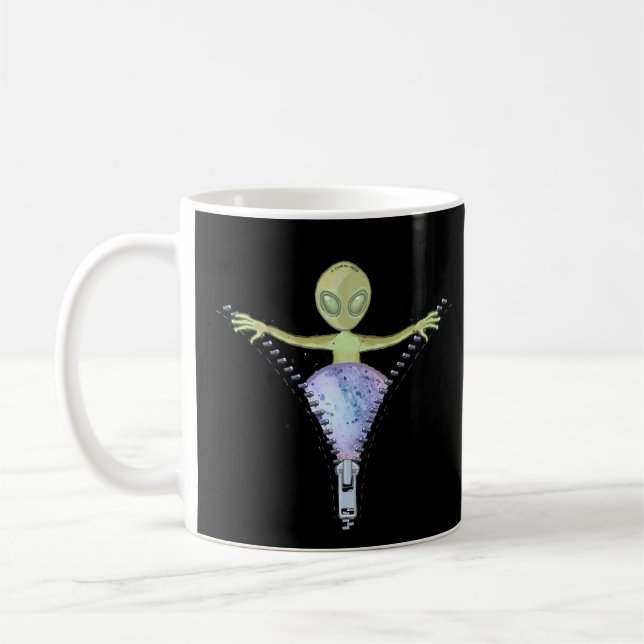 Tasse Zipper Alien (Gauche)