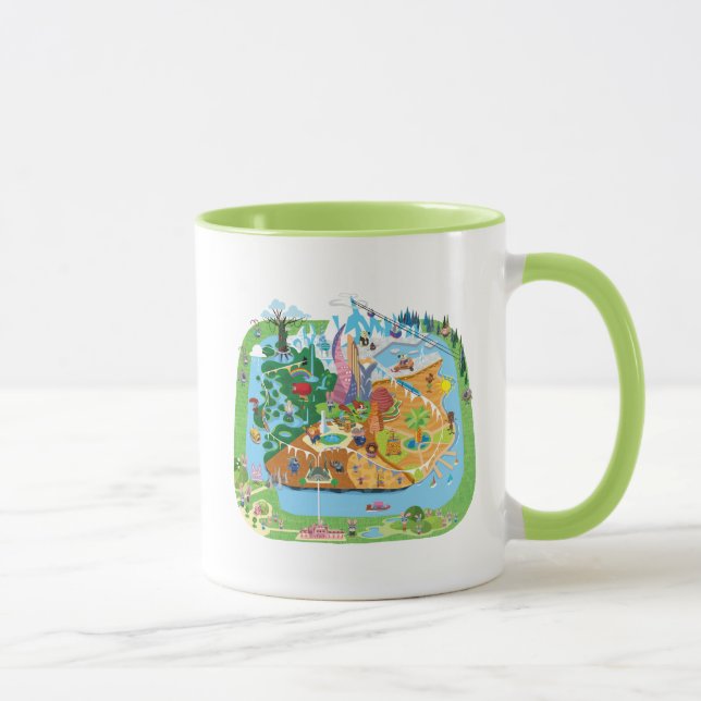 Tasse Zootopia | Plan de ville (Droite)