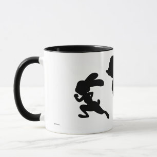 Tasse Zootopie  Silhouette de Judy et Nick Running