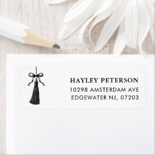 Tassel Black Bow Class of 2026 Graduation Party