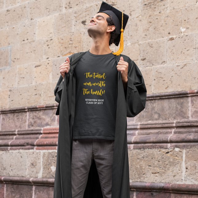 Tassel Hassle Personalized Graduation Tee (Creator Uploaded)
