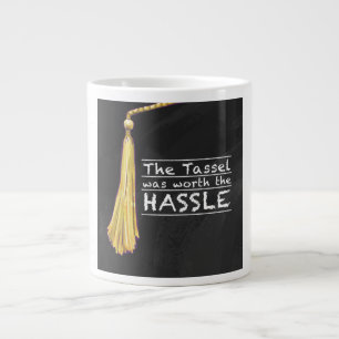 Tassel Hassle Silver Large Coffee Mug