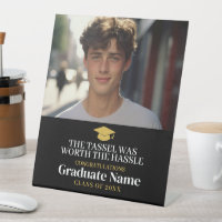 Tassel Was Worth Hassle - Modern Graduation Photo