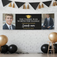 Tassel Was Worth The Hassle - 2 Graduation Photos
