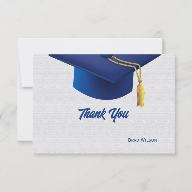 Tassel Worth the Hassle Graduation Thank You Card (Front)