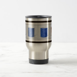 Tasses à café colorées encadrées