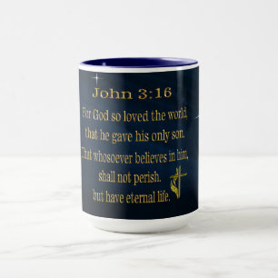tasses à café Jean 3:16