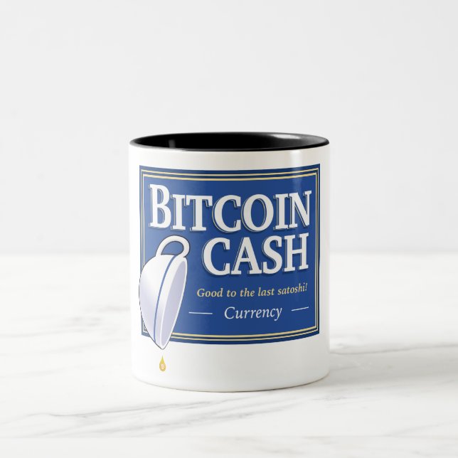 Tasses à dernier Satoshi d'argent liquide de (Centre)