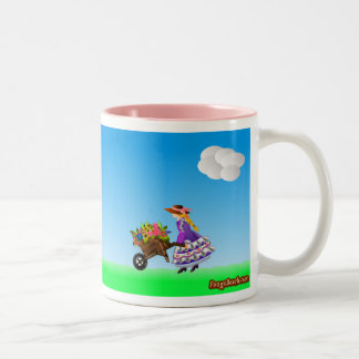 Tasses à la maison rentrantes de demoiselle de