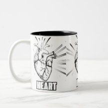 TASSES À MOTIF DE COEUR