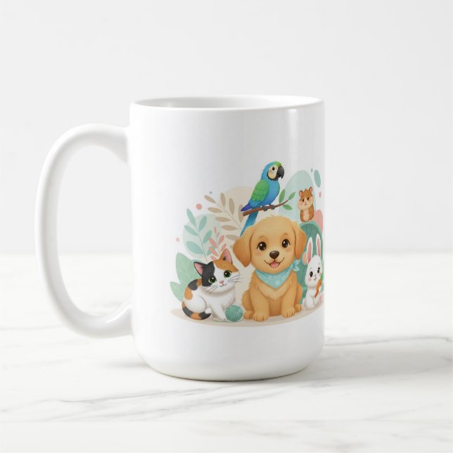 Tasses . Animaux Mignons (Gauche)
