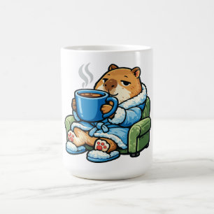 Tasses avec un capybara