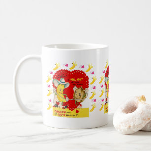 Tasses banane et noix de cajou pour la Saint-Valen