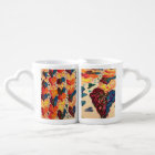 Tasses chaleureuses d'amour