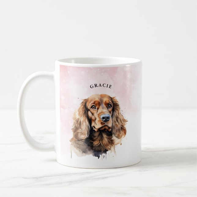 Tasses Cocker Spaniel (Gauche)