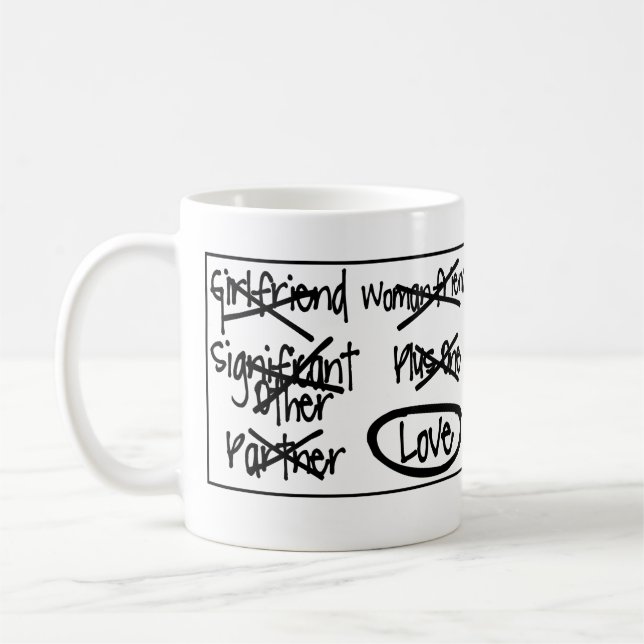 Tasses d'amie - tasses mignonnes ! (Gauche)