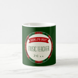 Tasses de cadeau de Noël de plaid de vacances de