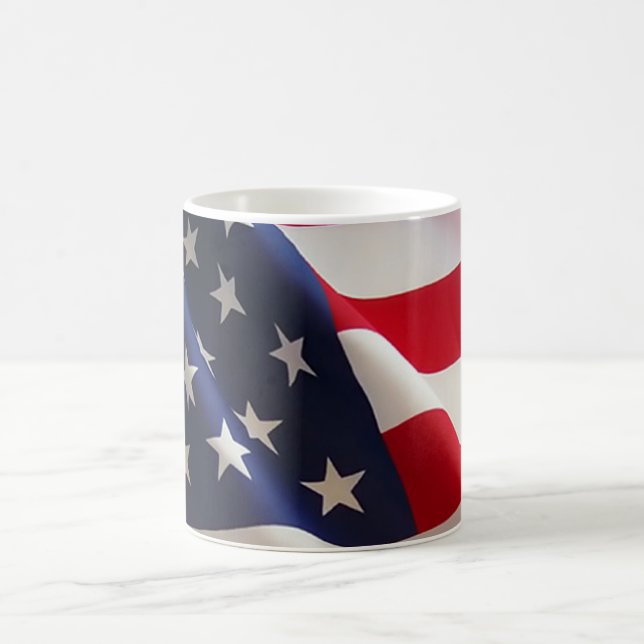 Tasses de café de drapeau américain (Centre)