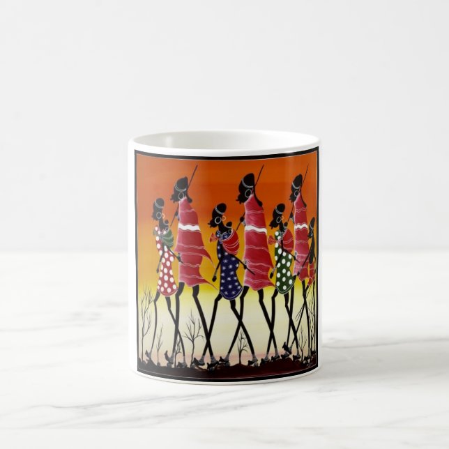 Tasses de café de tribu de masai (Centre)