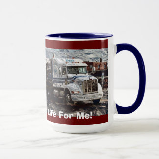 TASSES DE CAFÉ D'INSTALLATION DE CAMION BLANC DE