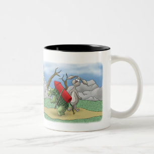 Tasses de café drôles : Travail plus futé