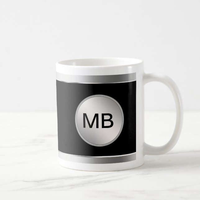 Tasses de café du monogramme des hommes (Droite)