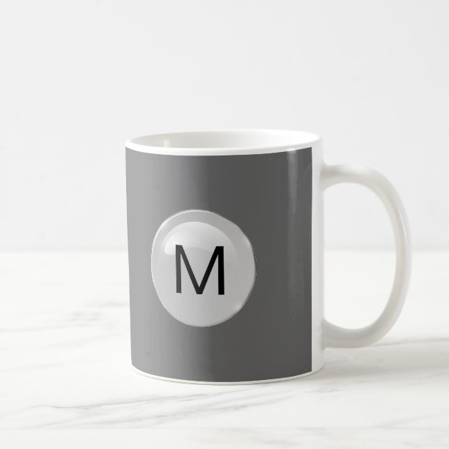 Tasses de café du monogramme des hommes (Droite)