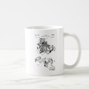 Tasses de café vintages de brevet