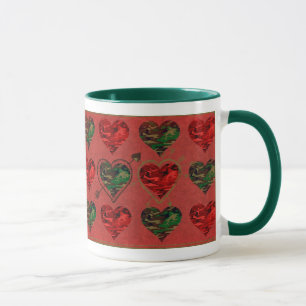 Tasses de camouflage militaire de la Saint-Valenti