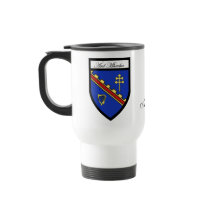 Tasses de carte et de crête d'Armagh du comté
