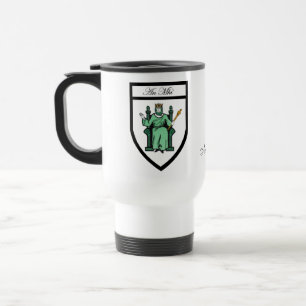 Tasses de carte et de crête de Meath du comté