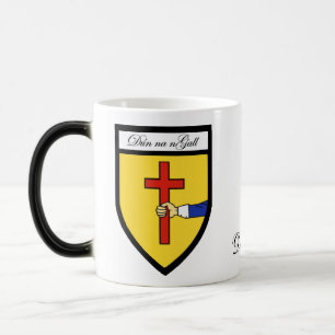 Tasses de carte et de crête du Donegal du comté