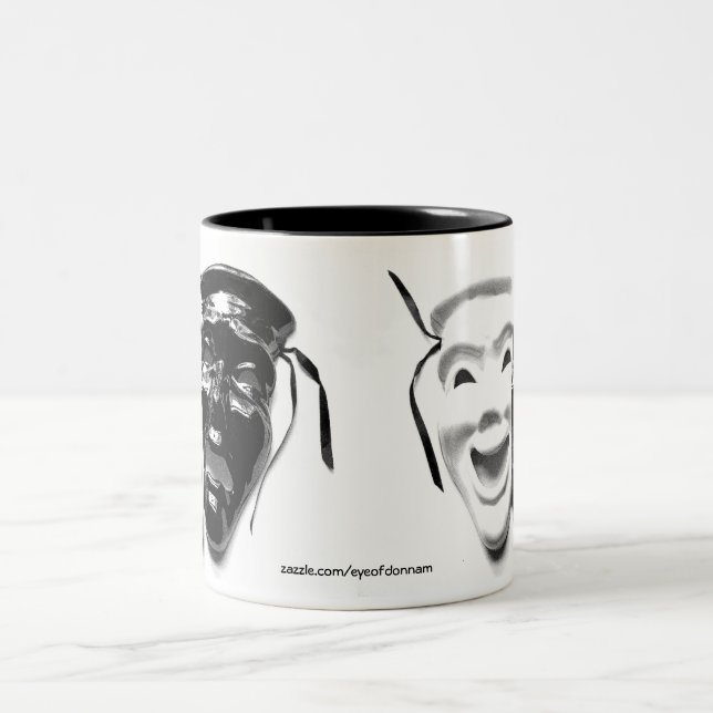 Tasses de comédie/tragédie (Centre)