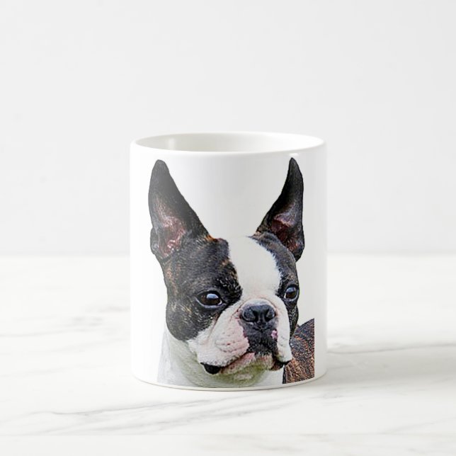 Tasses de conception "de terrier de Boston" (Centre)