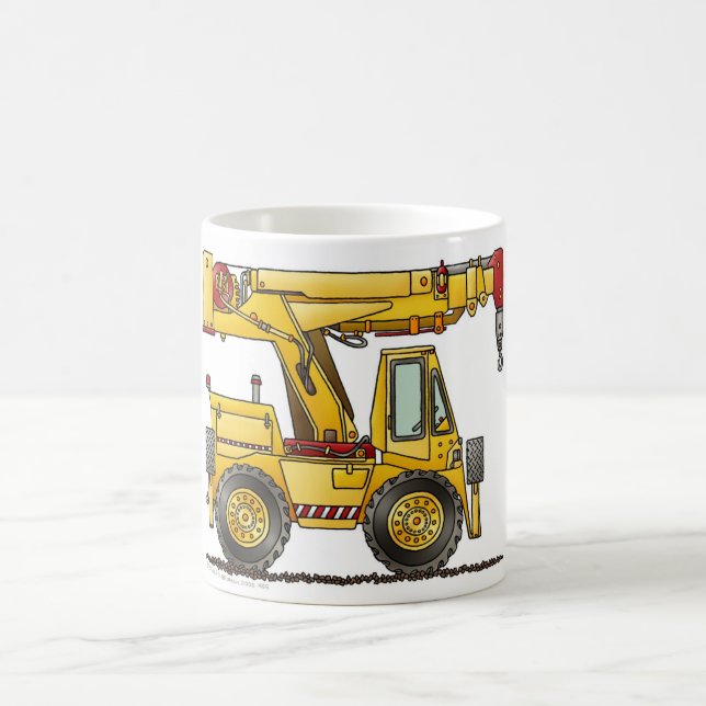 Tasses de construction de camion de grue (Centre)
