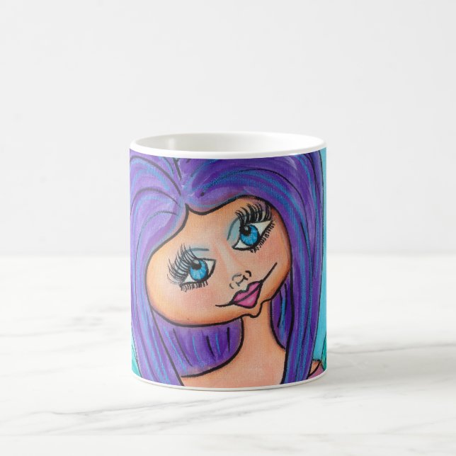 Tasses de femme de caverne - pourpre (Centre)