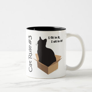 Tasses de la règle #3 de chat