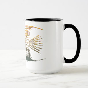 Tasses de poissons de Steampunk