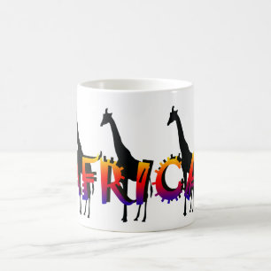 Tasses de safari de faune de conception de
