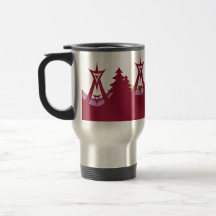 Tasses de silhouette de festival en plein air