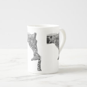 Tasses de spécialité de girafe et de veau
