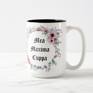 Tasses de thé florales humoristiques de maximum d