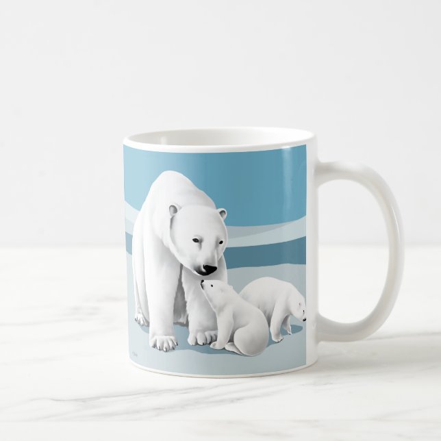 Tasses d'ours blanc (Droite)