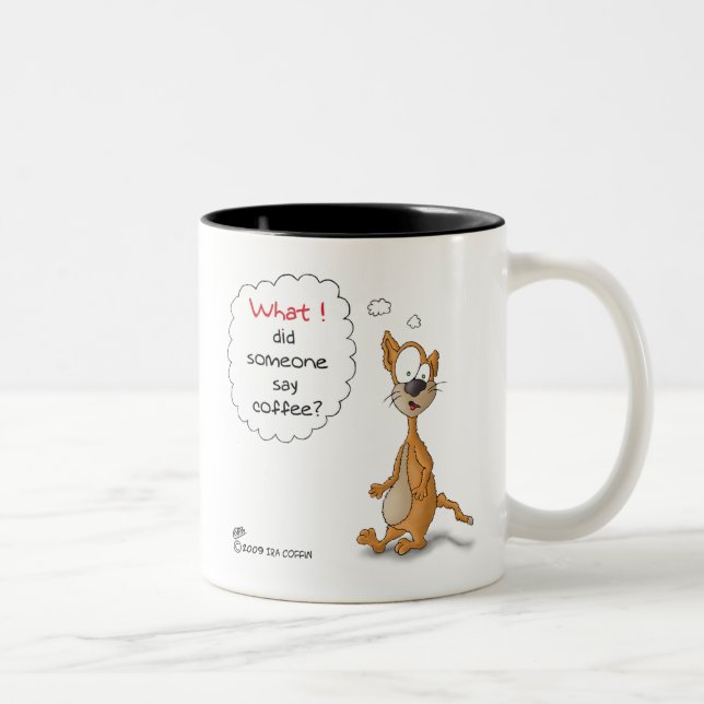 Tasses drôles : A fait quelqu'un pour dire le café (Droit)