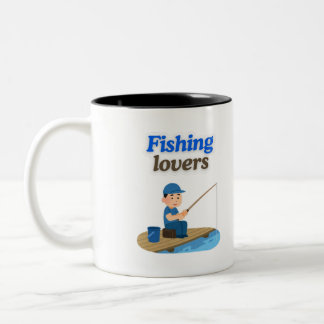 tasses drôles Amoureux de la pêche