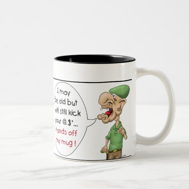 Tasses drôles : Gardez les mains outre de ma tasse (Droit)