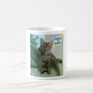 Tasses drôles personnalisées de chat